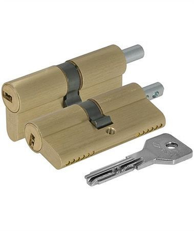 Механизм цилиндровый Cisa Asix 60 мм (30*30В) кл/верт (латунь)