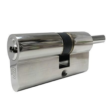 Механизм цилиндровый Гардиан GB 87 mm (56/31В) кл/верт (никель)